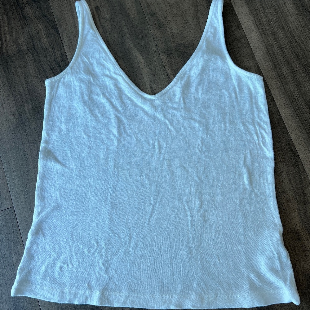 White tank top